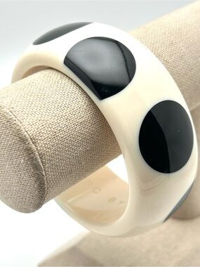 Marc by Mark Jacobs Bold Polka Dot Resin Bangle Bracelet